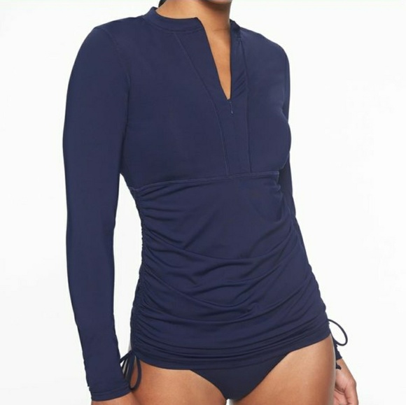 Athleta Tops - Ruched Rashguard